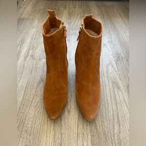 Zara Suede Ankle Boots - Rust Brown Women’s Booties